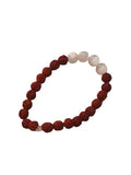 Clarity & Rudraksha Crystal Bracelet for Focus & Inner Balance | Natural Healing Stone Bracelet for Mental Clarity, Calm & Protection | Unisex Stretch Bracelet