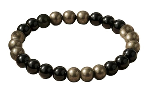 Man Sukh Bracelet for Peace of Mind & Happiness | Natural Healing Stone Bracelet for Mental Calm, Emotional Balance & Positivity | Unisex Stretch Bracelet